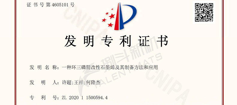 捌斗新材新增3項中國專利授權(quán)