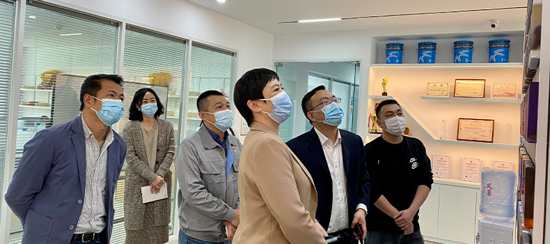 火炬高新區(qū)領導到訪捌斗新材科技 | 助力企業(yè)疫情防控、安全生產(chǎn)